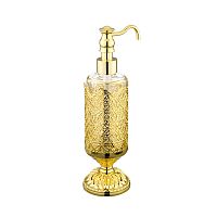 Migliore 26166 Luxor Дозатор жидкого мыла настольный, декор золото/золото купить  в интернет-магазине Сквирел