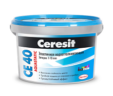 Ceresit CE 40 Aquastatic (с-серый04) Цементная затирка