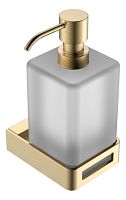 Boheme 10957-MG Q Диспенсер для жидкого мыла, настенный, золото матовое купить  в интернет-магазине Сквирел