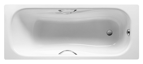 Roca 2203E0000 Princess N Стальная ванна 160х75 см с отверстиями под ручки, белая снято с производства
