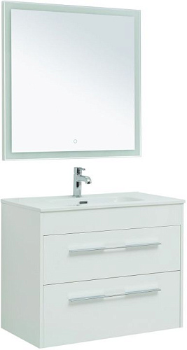 Aquanet 00281159 Августа Комплект мебели для ванной комнаты, белый купить  в интернет-магазине Сквирел