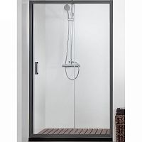 Aquatek AQ ARI RA 12020BL Душевая дверь 120 см, прозрачное стекло, профиль черный