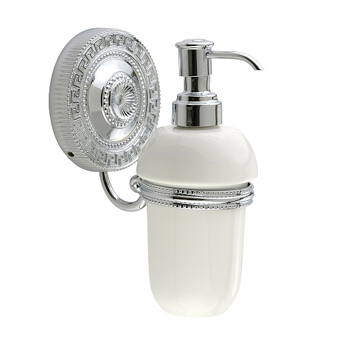 Migliore 31499 Montecarlo Дозатор жидкого мыла настенный, белый/хром купить в интернет-магазине Сквирел