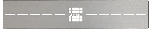 Allen Brau 8.210N7-BA Infinity Накладка для сифона, 62х14 см, серебряная