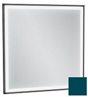 Jacob Delafon EB1433-S47 Allure & Silhouette Зеркало 60 х 60 см, с подсветкой, рама сине-зеленый сатин купить  в интернет-магазине Сквирел