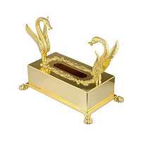 Migliore 26144 Luxor Контейнер для салфеток, золото купить  в интернет-магазине Сквирел