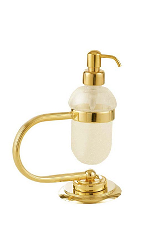 Boheme 10909-G Murano Диспенсер для жидкого мыла, настольный, золото купить в интернет-магазине Сквирел