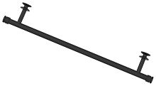 Сунержа 15-2012-0470 Полка прямая (L - 470 мм) н/ж для ДР Сунержа, муар темный титан (РЕ-64)