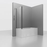 RGW 352205408-14 Screens Z-050-4B Боковая панель 150 см для душевой двери, профиль черный
