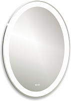 Aquanika AQF5777RU24 FUTURE Зеркало 57х77 см: сенсорный выключатель, датчик на движения, часы купить  в интернет-магазине Сквирел