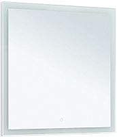 Aquanet 00274016 Гласс Зеркало без подсветки, 80х80 см, белое