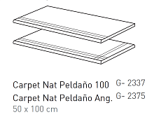 Aparici Carpet Nat. Peldano Ang 50x100 Угловая ступень