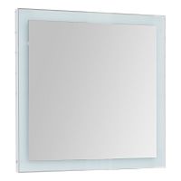 Dreja 77.9012W Kvadro Зеркало, 80x85 см, инфракрасный выключатель/LED-подсветка, белое
