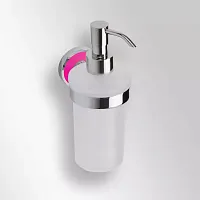 Bemeta 104109018F Trend-I Дозатор для жидкого мыла 8 см, настенный, розовый/хром купить  в интернет-магазине Сквирел