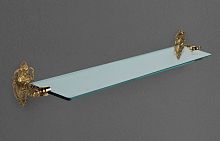 Art & Max Impero AM-1729-Do-Ant полка стеклянная impero античное золото купить  в интернет-магазине Сквирел