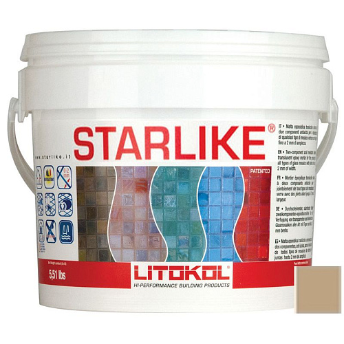 Litokol Litochrom Starlike LITOCH_STARLIKE_C490(5кг) Строительные смеси снято с производства