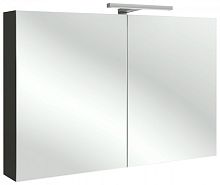 Jacob Delafon EB1365-N21 зеркальный шкаф со светодиодной подсветкой /100x14,3x65/(серый титан)