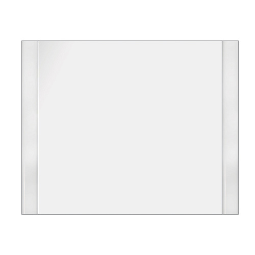 Dreja 99.9007 Uni Зеркало, 105х80 см, без подсветки, белое купить  в интернет-магазине Сквирел