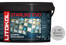 Эпоксидная затирка Litokol STARLIKE EVO S105 (1кг) BIANCO TITANIO