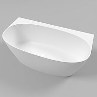 WHITECROSS 0214.155080.200 Pearl Ванна из искусственного камня 155х80 см, белая