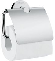 Держатель туалетной бумаги с крышкой Hansgrohe Logis Universal 41723000 купить  в интернет-магазине Сквирел