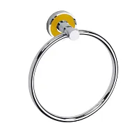 Bemeta 104104068h Trend-I Кольцо для полотенец 16 см, желтый/хром купить  в интернет-магазине Сквирел