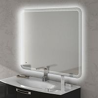 Cezares 44996 Comfort 101 Зеркало с подсветкой 100х90 см купить  в интернет-магазине Сквирел