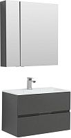 Aquanet 00241387 Алвита Комплект мебели для ванной комнаты, серый купить  в интернет-магазине Сквирел