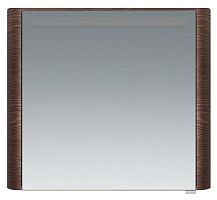 AM.PM M30MCL0801TF Sensation, Зеркальный шкаф, левый, 80х70 см, с подсветкой, табачный дуб текстурированный купить  в интернет-магазине Сквирел