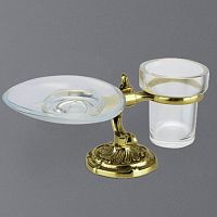 Art & Max Barocco Crystal AM-1789-Do-Ant-C стакан и мыльница настольные керамика barocco crystal античное золото
