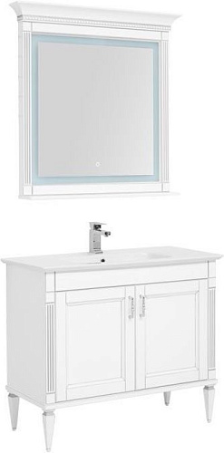 Aquanet 00233125 Селена Комплект мебели для ванной комнаты, белый купить  в интернет-магазине Сквирел