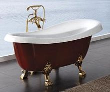 BelBagno BB04-ROS Акриловая ванна 170х80 см, красная