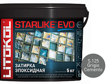 Эпоксидная затирка Litokol STARLIKE EVO S125 (5кг) Grigio Cemento