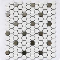 Bonaparte Керамическая мозаика Babylon Silver (matt) Мозаика купить в интернет-магазине Сквирел