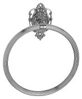 Art & Max Impero AM-1231-Cr полотенцедержатель кольцо impero хром купить  в интернет-магазине Сквирел