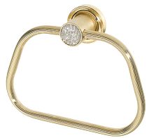 Boheme 10925-G Royal Cristal Полотенцедержатель-кольцо, золото купить  в интернет-магазине Сквирел