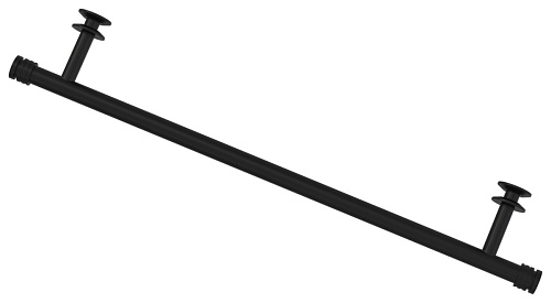 Сунержа 31-2012-0470 Полка прямая (L - 470 мм) н/ж для ДР Сунержа, матовый черный
