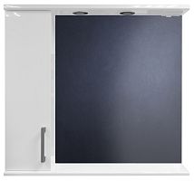 Loranto CS00046147 Модерн Зеркальный шкаф, 80х75 см, белый купить  в интернет-магазине Сквирел