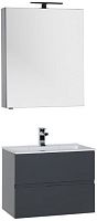 Aquanet 00184580 Алвита Комплект мебели для ванной комнаты, серый купить  в интернет-магазине Сквирел