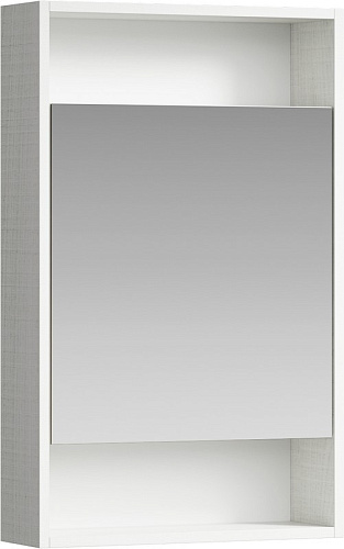 Aqwella SIT0405DK City Зеркальный шкаф 50х80 см, дуб канадский купить  в интернет-магазине Сквирел