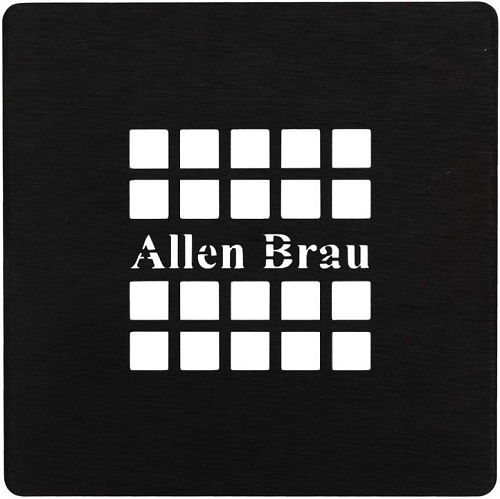 Allen Brau 8.310N1-BBA Priority Накладка для сифона, 13х13 см, черная