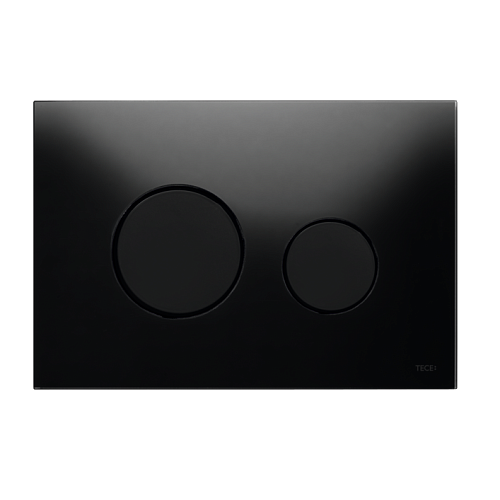 TECE 9240657 TECEloop, Панель смыва, стекло черное/клавиши черные