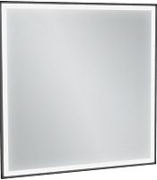 Jacob Delafon EB1435-S14 Allure Зеркало квадратное 80X80 см, светодиодная подсветка, черный лак сатин