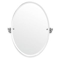 TW Harmony TWHA021bi/cr 021, вращающееся зеркало овальное 56*8*h66, цвет держателя: белый/хром, купить  в интернет-магазине Сквирел