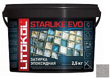 Litokol STARLIKE EVO S110 (2.5кг) GRIGIO PERLA  Эпоксидная затирка купить недорого в интернет-магазине Сквирел