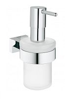 Grohe Essentials Cube 40756001 дозатор жидкого мыла с держателем