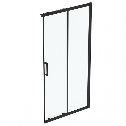 Ideal Standard K9262V3 Connect 2 Душевая дверь 100 см, раздвижная, черный + транспарент