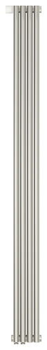 Сунержа 7024-0310-1804 Эстет-1 Радиатор отопительный н/ж EU50 левый 1800х180 мм/ 4 секции, графитовый серый (RAL 7024)