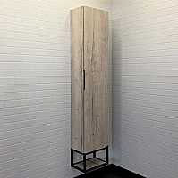 COMFORTY 00-00009981 Порто Шкаф-колонна 35х170 см, дуб дымчатый купить  в интернет-магазине Сквирел