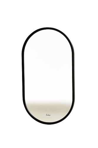 Sintesi SIN-SPEC-TITO-45 TITO Зеркало с LED-подсветкой, 45х80 см, черное купить  в интернет-магазине Сквирел